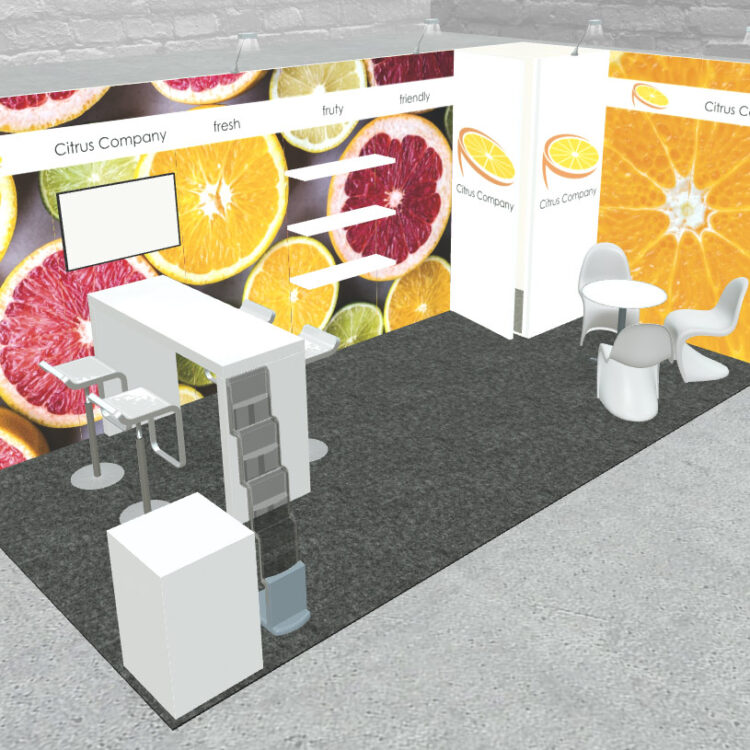 Design your trade show booth online and without software