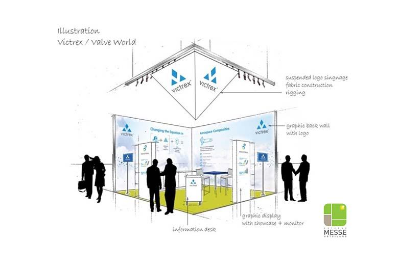 3. Provide details about the trade fair and your booth location