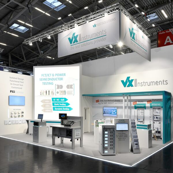 Custom trade fair construction with tailored design and brand presence