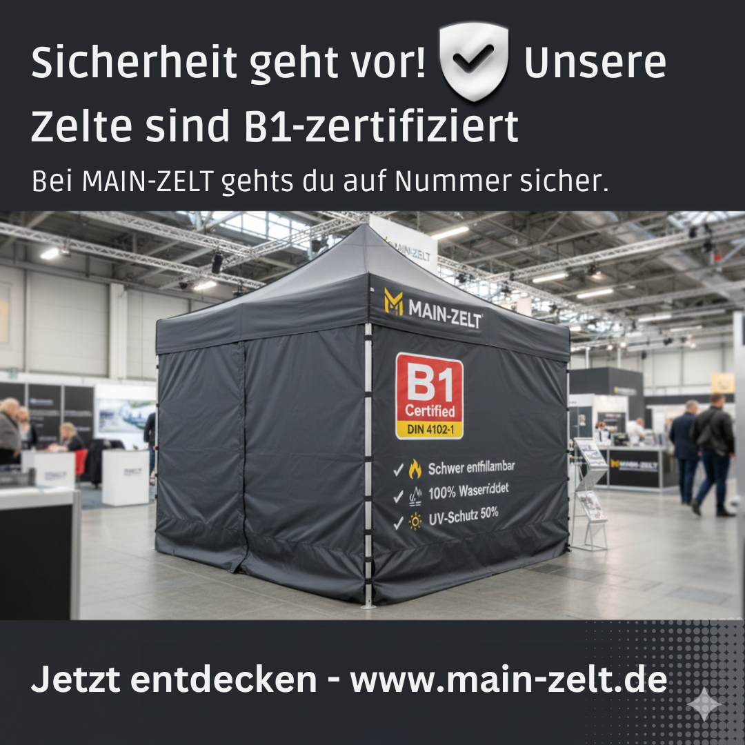 Folding Pavilion 3x3m Hex45 Allround – The most commonly used standard size