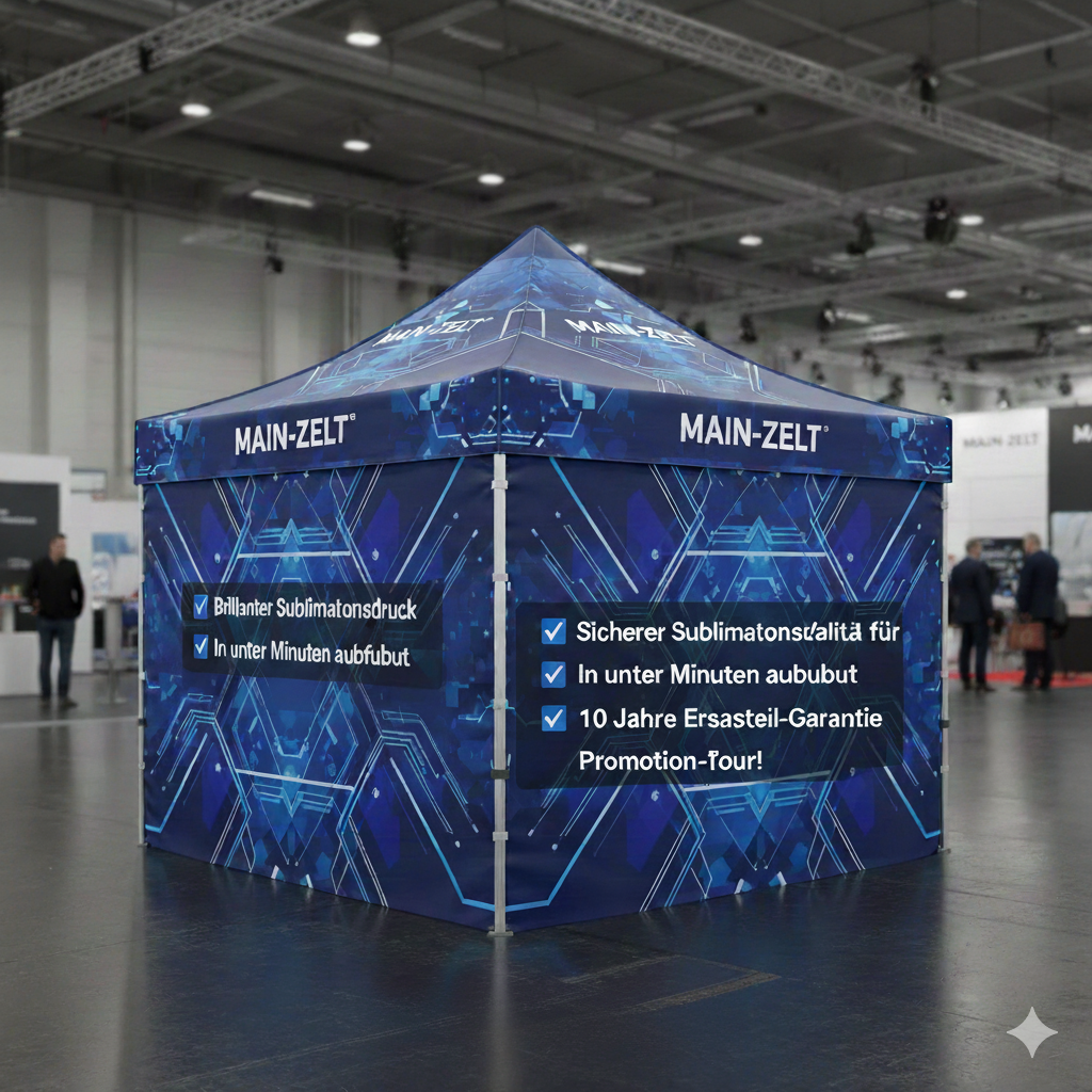 Folding Pavilion 3x3m Premium Hex57 – Maximum Stability for Extreme Conditions
