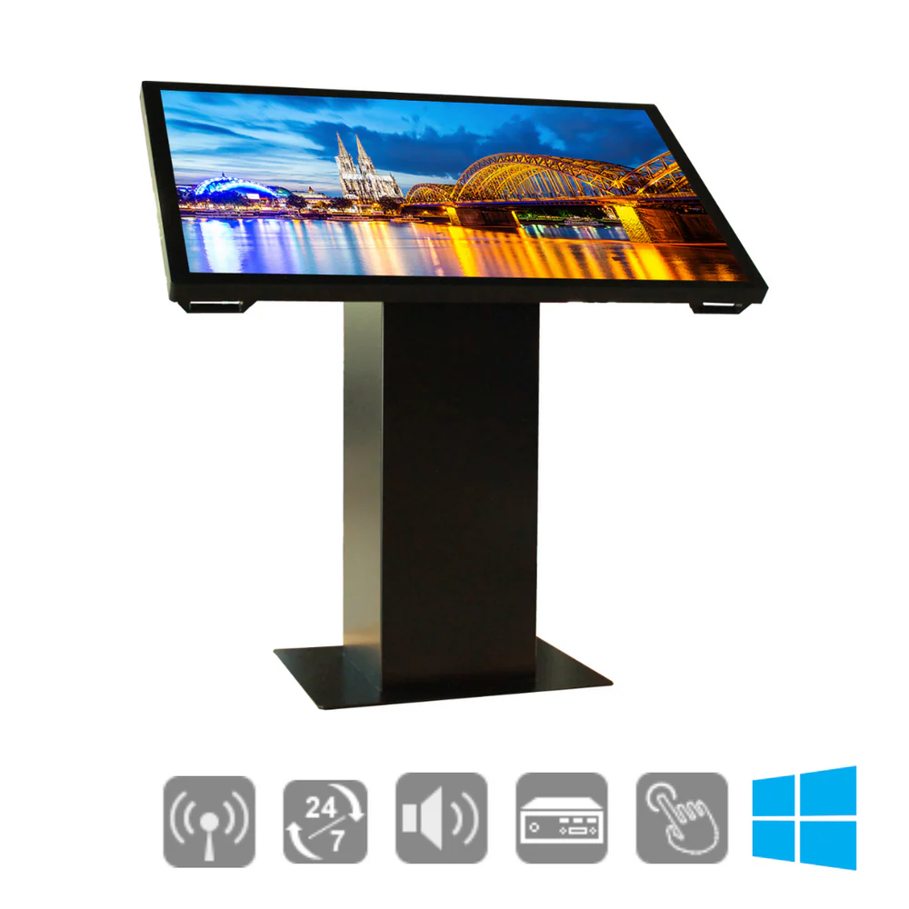 Kiosk System Counter Version with Capacitive Touch Display 43 - 55 Inches