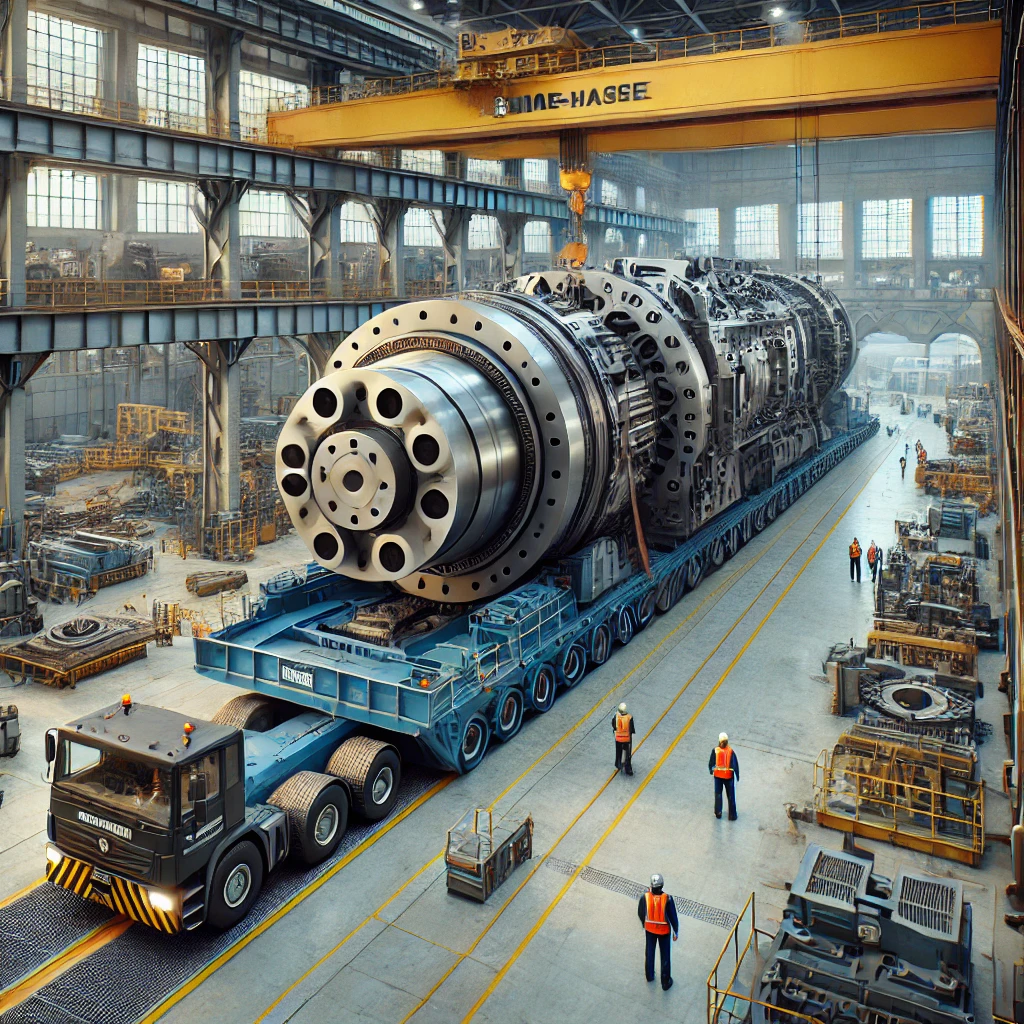 Heavy-duty transport for internal logistics