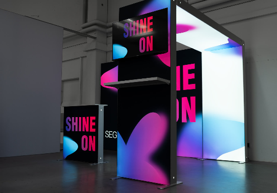 Flexible trade show stands for varying trade fair formats – modular, expandable, and reusable from KONORG