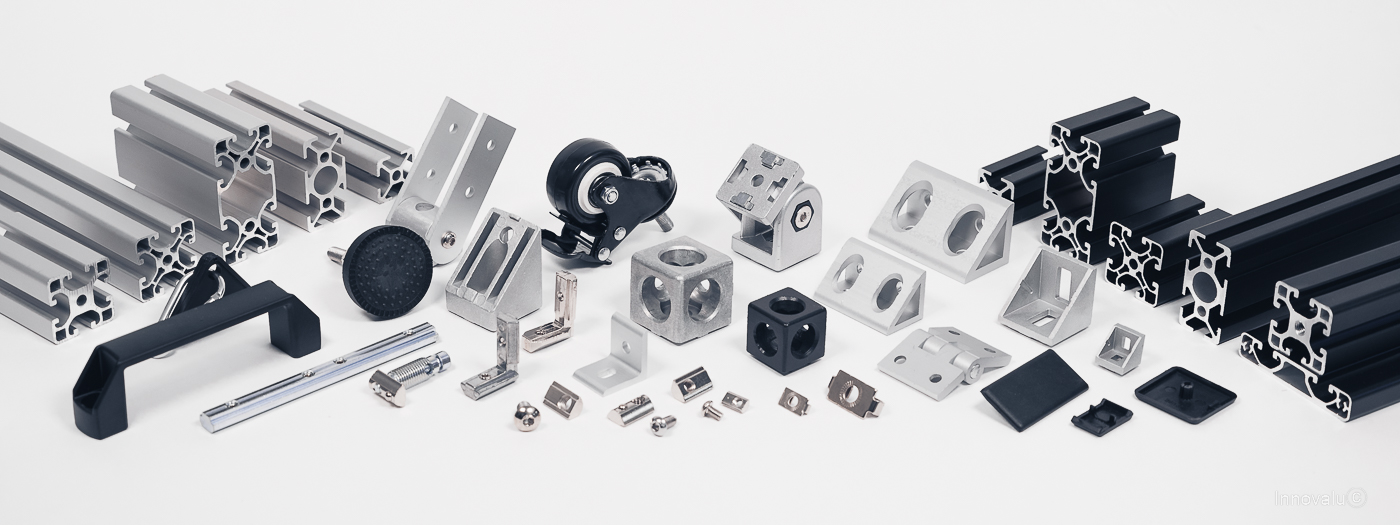 Aluprofilsystem, Mounting Profiles Series 40, 30, 20