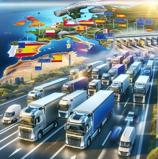 International transport, machine transport, and Europe-wide delivery logistics – reliable, on time
