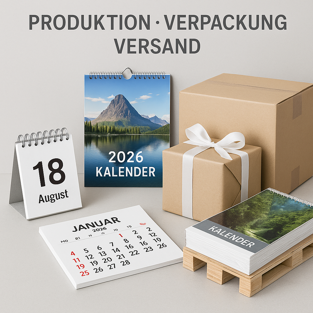 Custom calendars with shipping service & packaging – Your full-service partner in Germany
