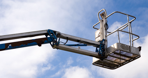 Rent mobile elevating work platforms for stage construction, assembly, and event setup up to 16 m height