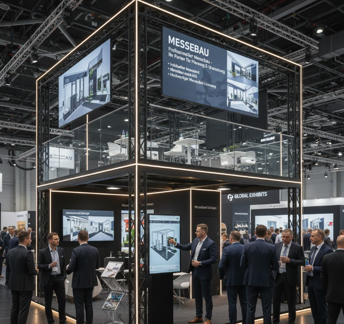 Exhibition construction for professional and brand-strong appearances