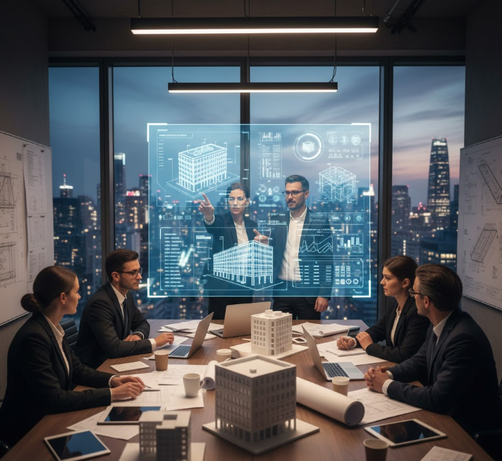 Planning and construction for precise building and space solutions