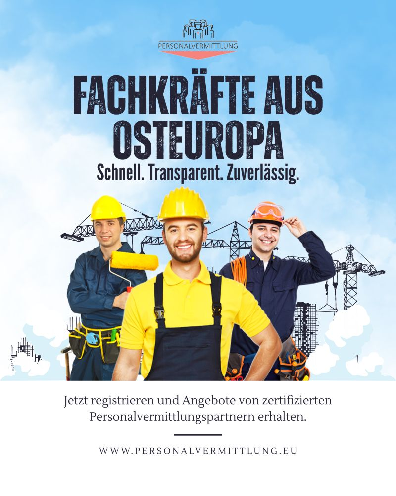 Legally compliant recruitment of skilled workers for industry and trade