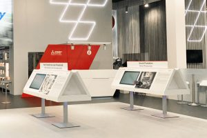 Custom trade show booths for professional brand presentation | Messebau Stangier