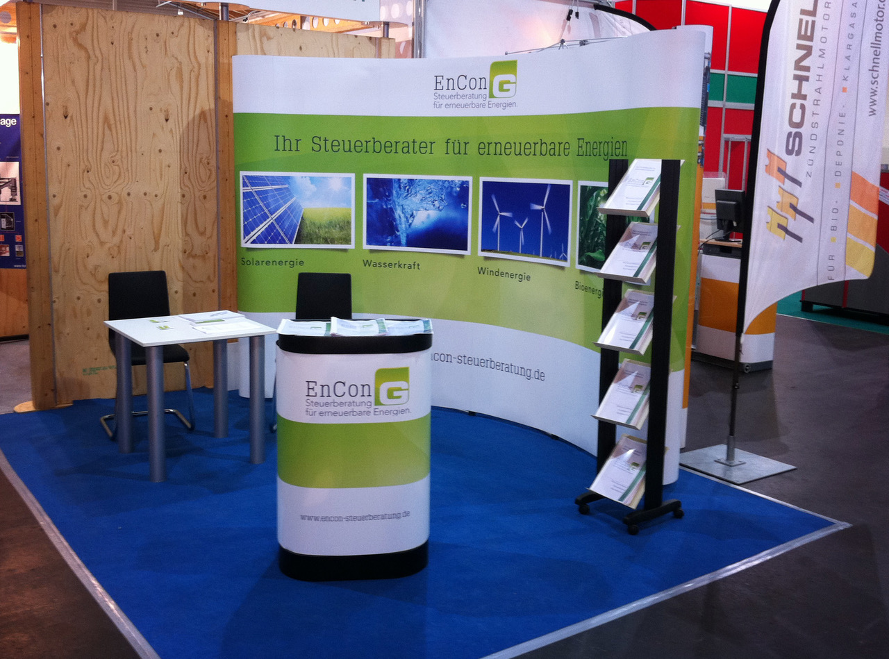 Mobile trade show stands with high flexibility