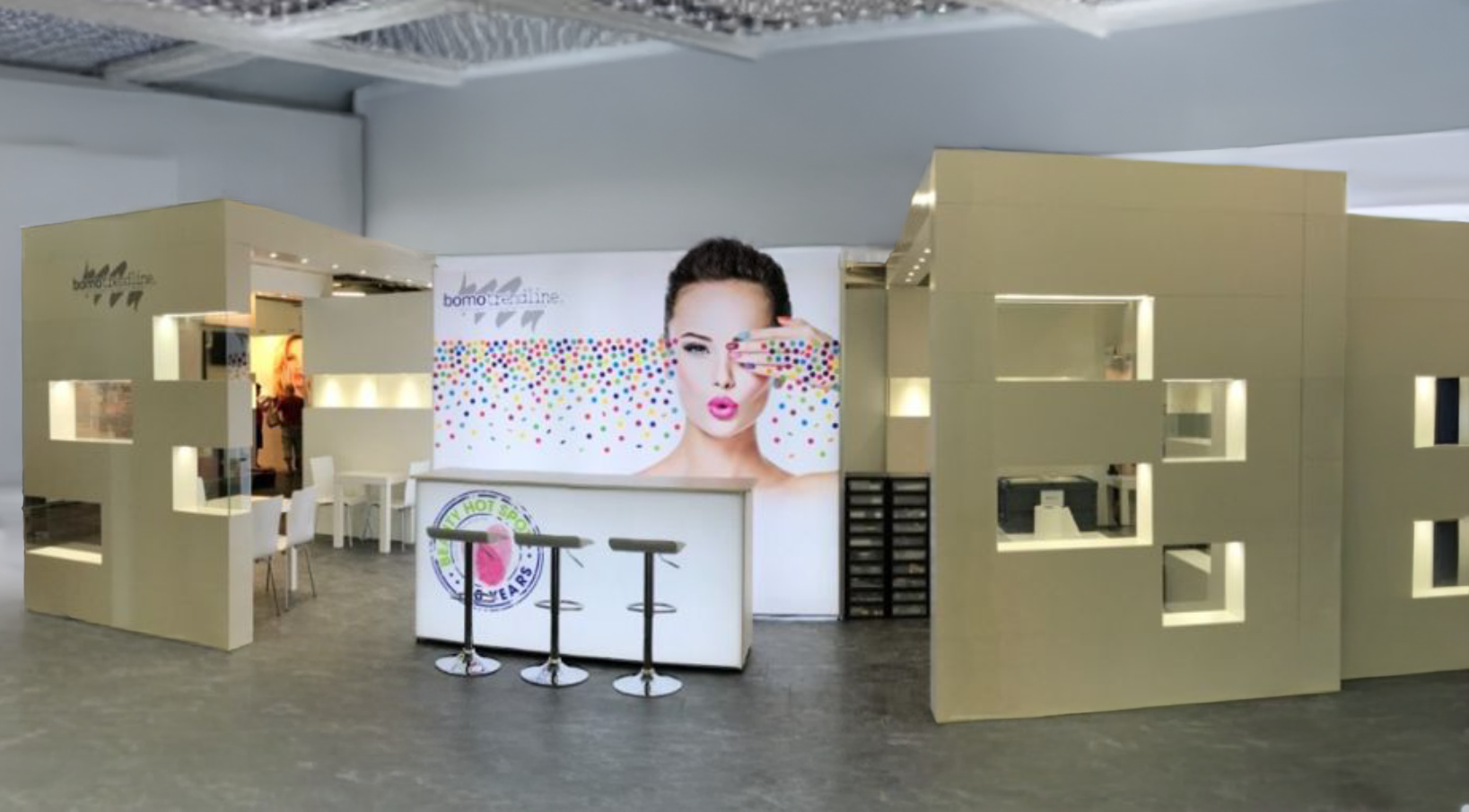 Digital construction for trade fairs | Atelier Schüler – Large format walls, screen walls & digital brand presentation