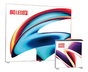 BIGLEDUP – High-resolution LED display for bright and eye-catching trade show booths
