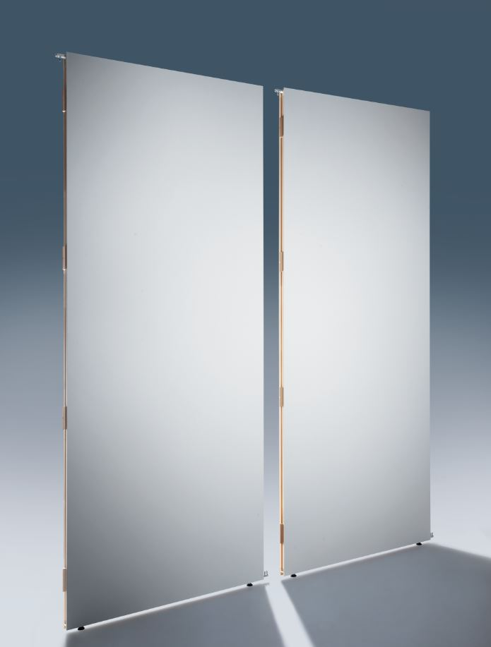 Mila-wall Series 840 with surrounding wooden frame