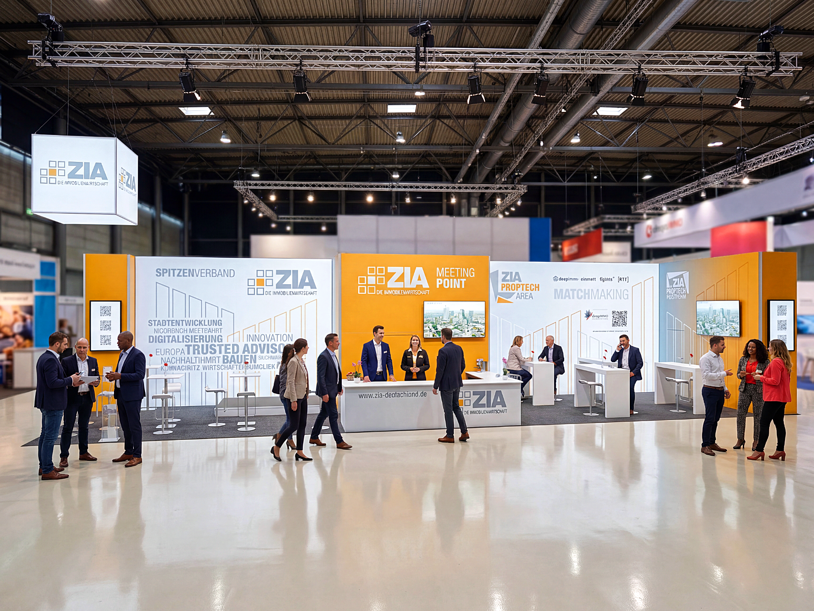 Custom Trade Show Booth with Planning and 3D Visualization | MKPI AG