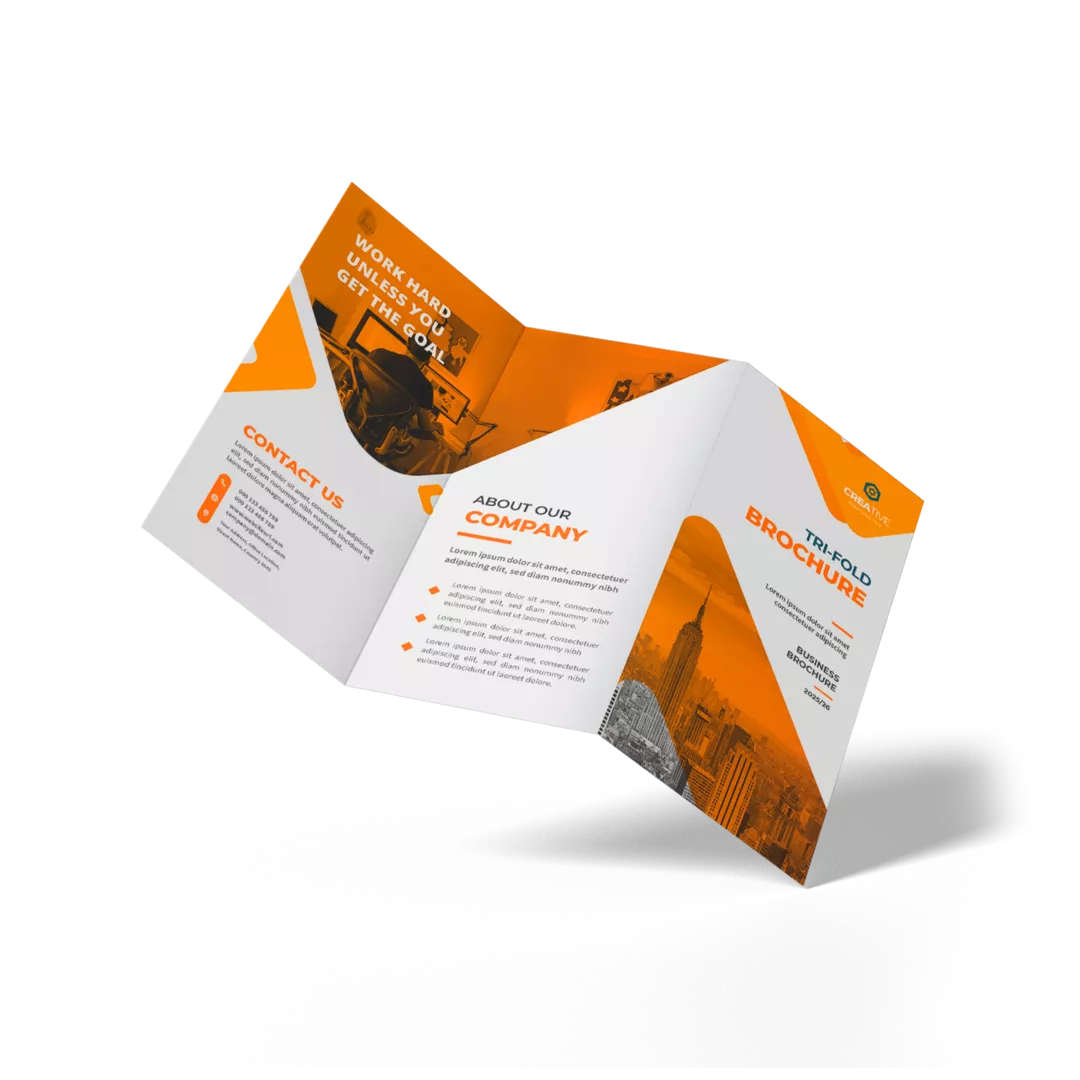 Get flyers printed – custom folding types & paper types | Copy Print Berlin